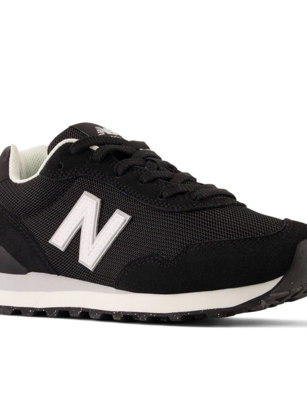 New Balance 515 V3 Women’s Black and White Low-Top Sneaker - 6.5